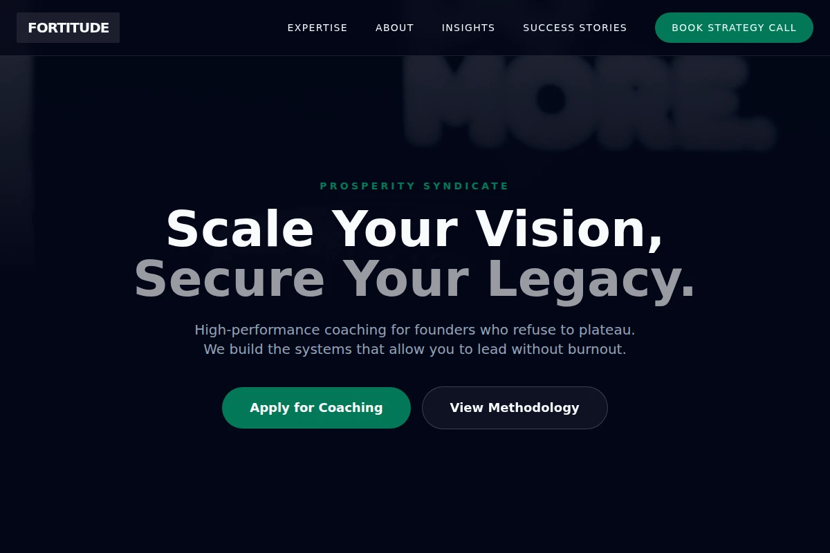 Fortitude Business Coach